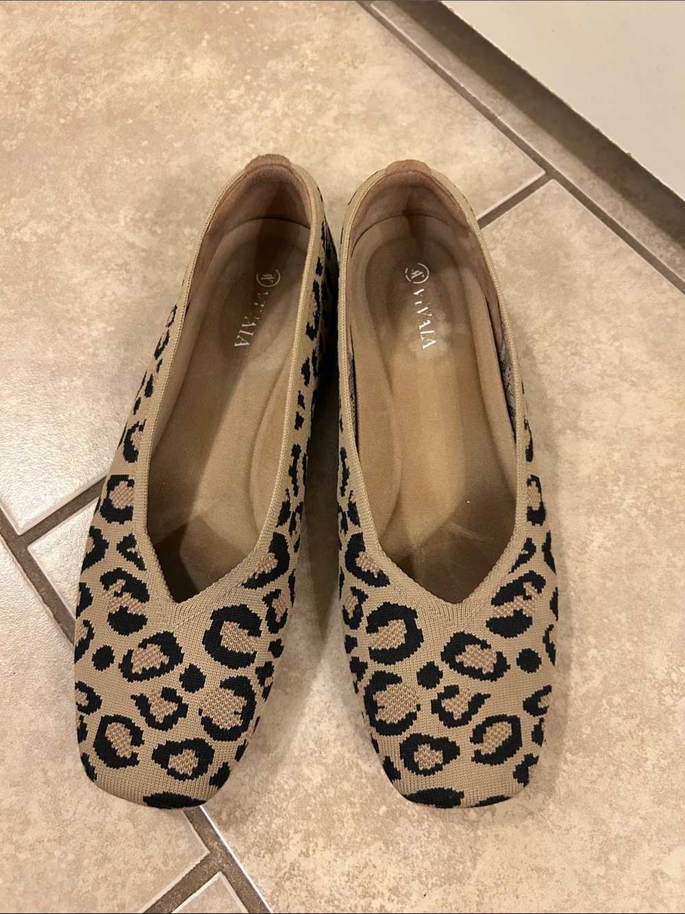 Vivaia Leopard-Print  Ballet Flats